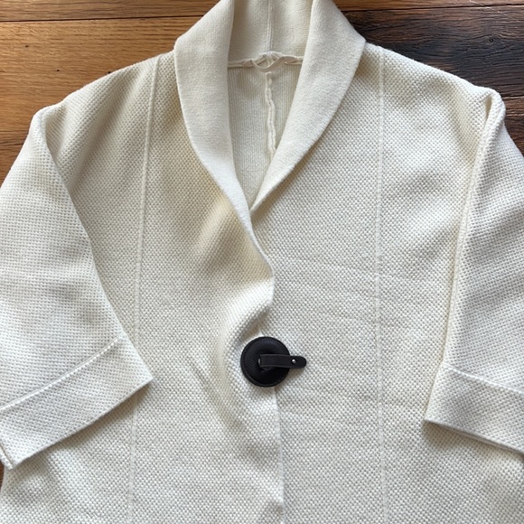 Soft Surroundings Saville topper cardigan sweater NWOT medium IVORY - Picture 2 of 6